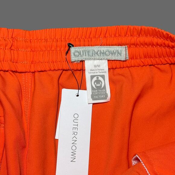 Outerknown Nomadic Volley Shorts Orange Size M NWT 1810032 - Picture 4 of 7
